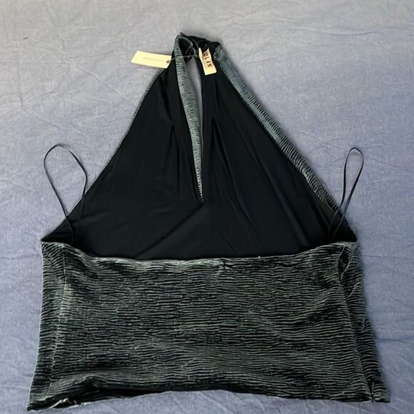 Anthropologie Dolan Left Coast Velvet Halter Tank XL - Picture 5 of 5
